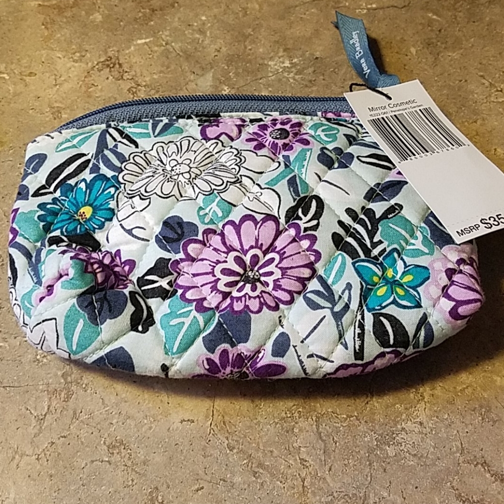 Vera Bradley Penelope's Garden NWT mirror cosmetic